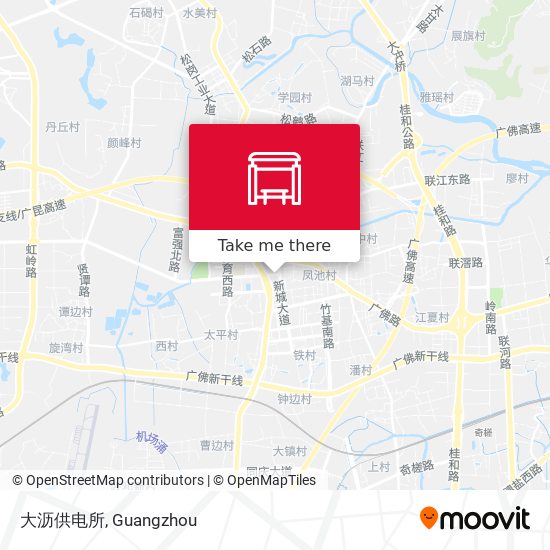 大沥供电所 map