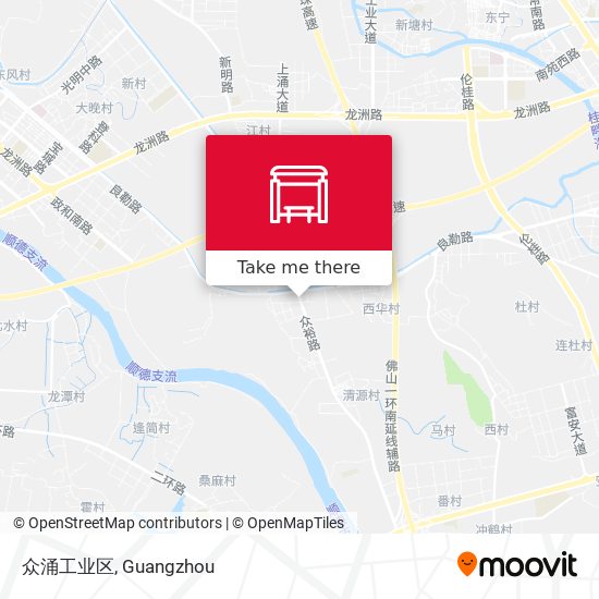 众涌工业区 map