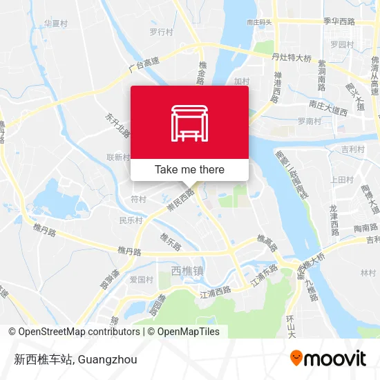 新西樵车站 map