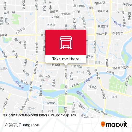 石梁东 map