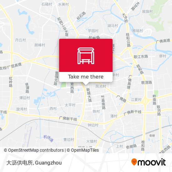 大沥供电所 map