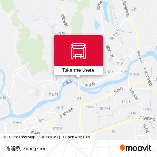 逢涌桥 map