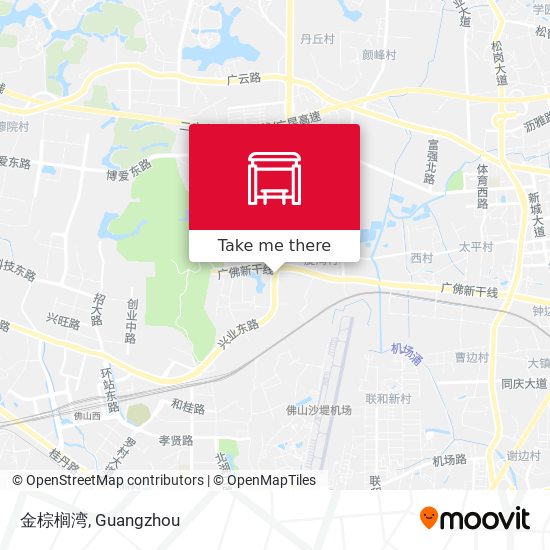 金棕榈湾 map