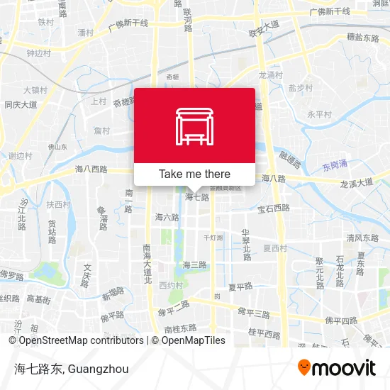 海七路东 map