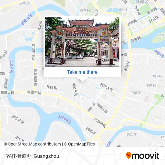 容桂街道办 map