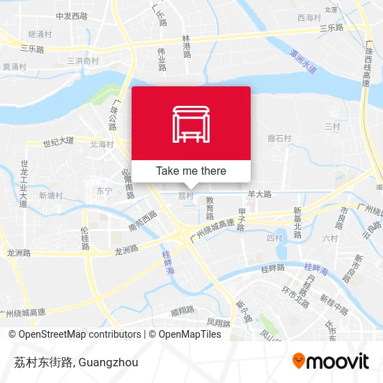 荔村东街路 map