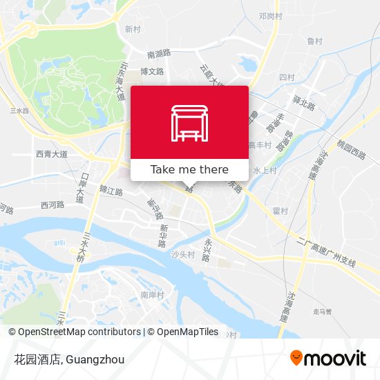 花园酒店 map