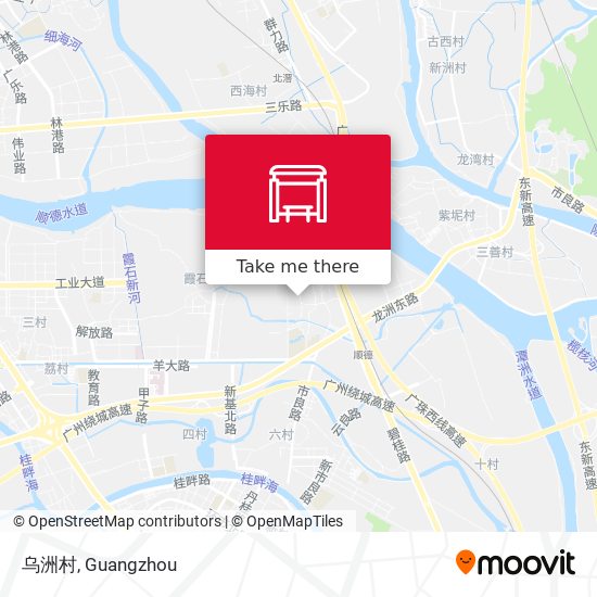 乌洲村 map