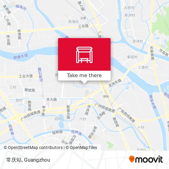 常庆站 map