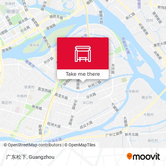 广东松下 map