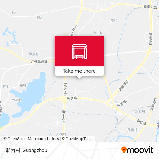 新何村 map