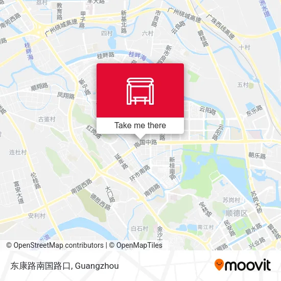 东康路南国路口 map