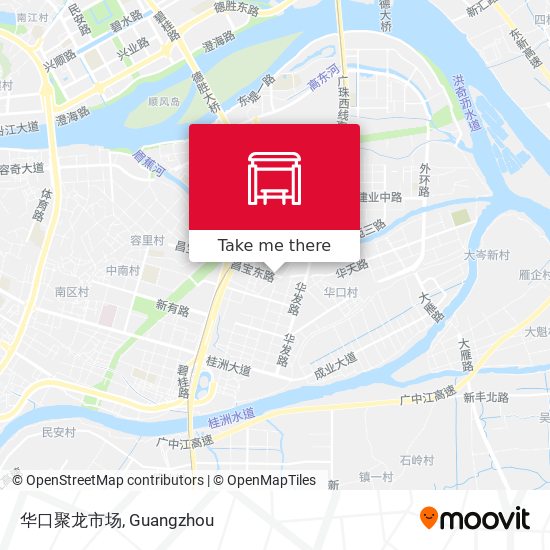 华口聚龙市场 map