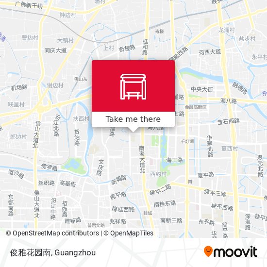 俊雅花园南 map