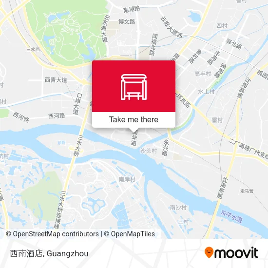 西南酒店 map