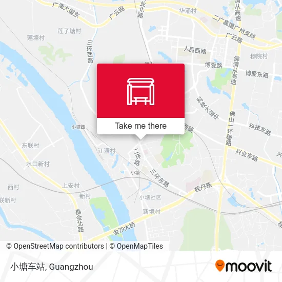 小塘车站 map