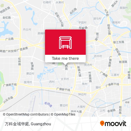 万科金域华庭 map