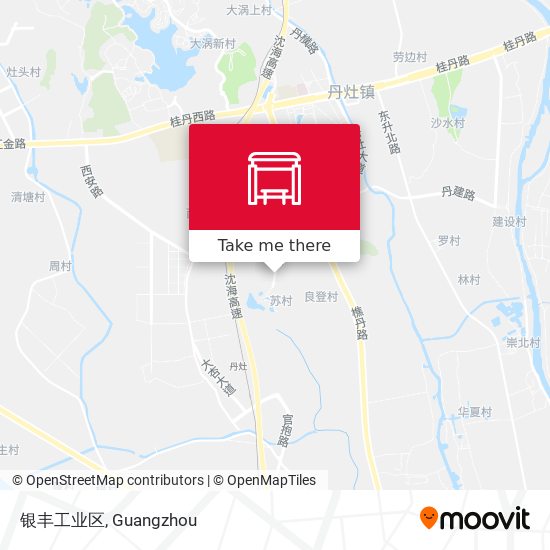 银丰工业区 map