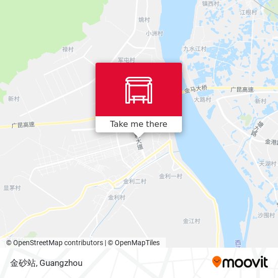 金砂站 map