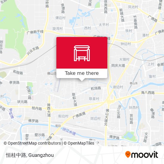 恒桂中路 map