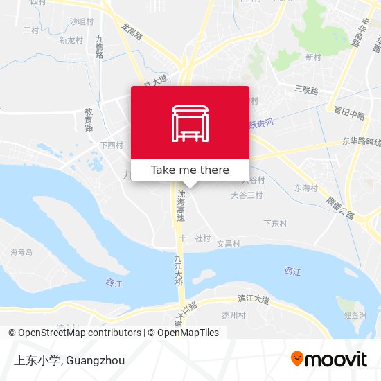 上东小学 map