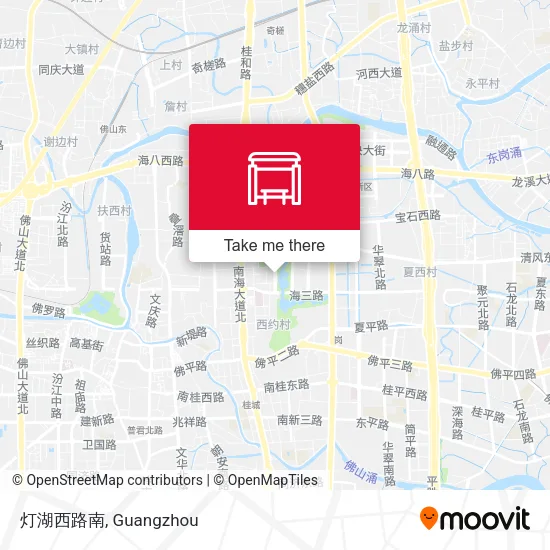 灯湖西路南 map