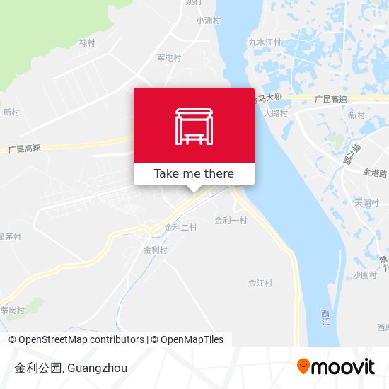 金利公园 map