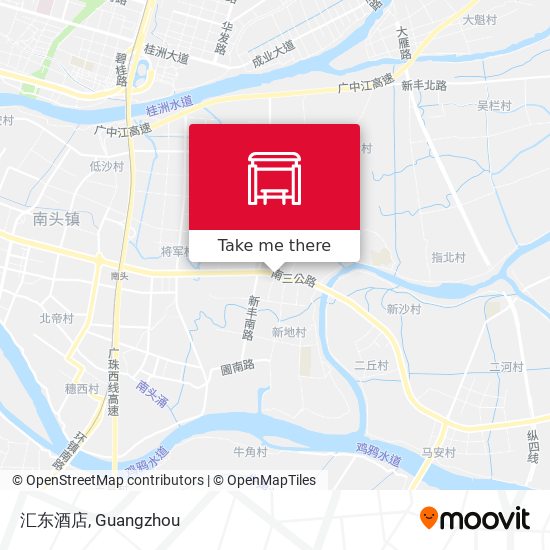 汇东酒店 map