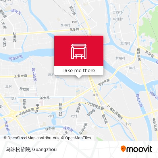 乌洲松龄院 map