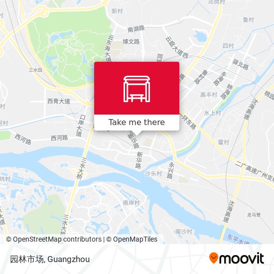 园林市场 map