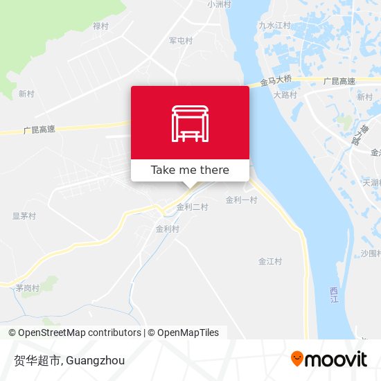 贺华超市 map