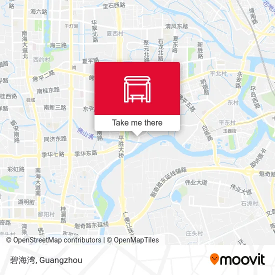 碧海湾 map