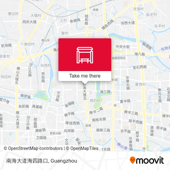 南海大道海四路口 map