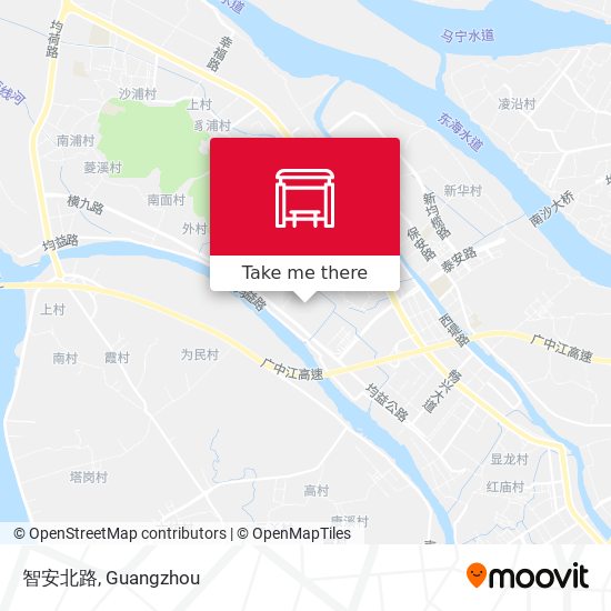 智安北路 map