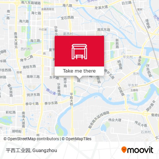 平西工业园 map