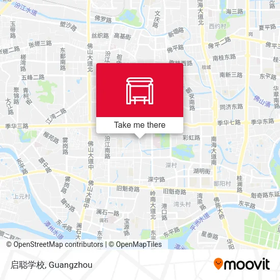 启聪学校 map
