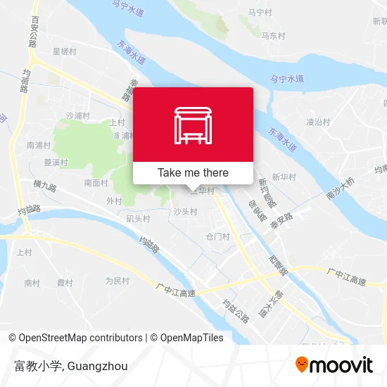 富教小学 map