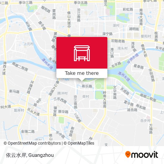 依云水岸 map