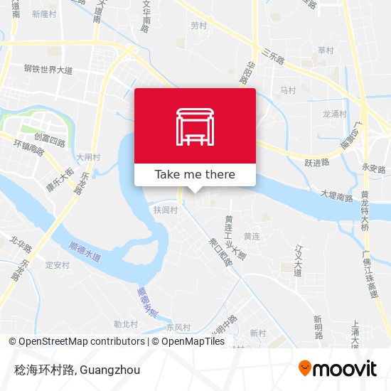 稔海环村路 map