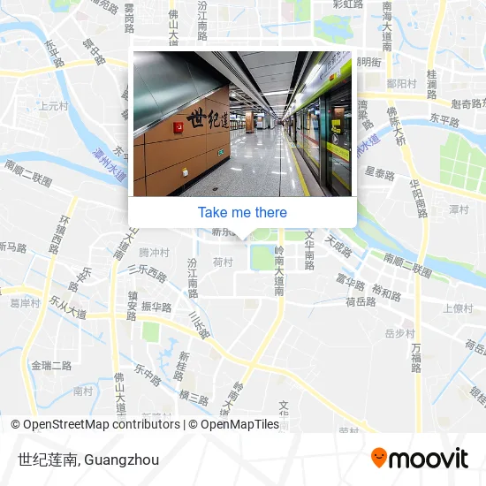 世纪莲南 map