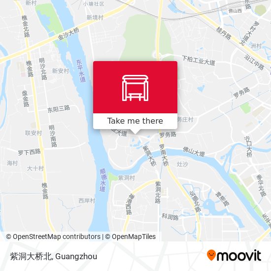 紫洞大桥北 map