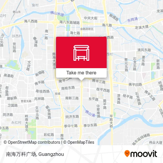 南海万科广场 map
