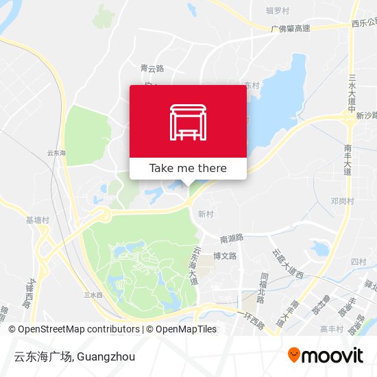 云东海广场 map