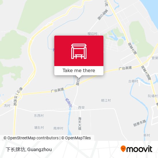 下长牌坊 map