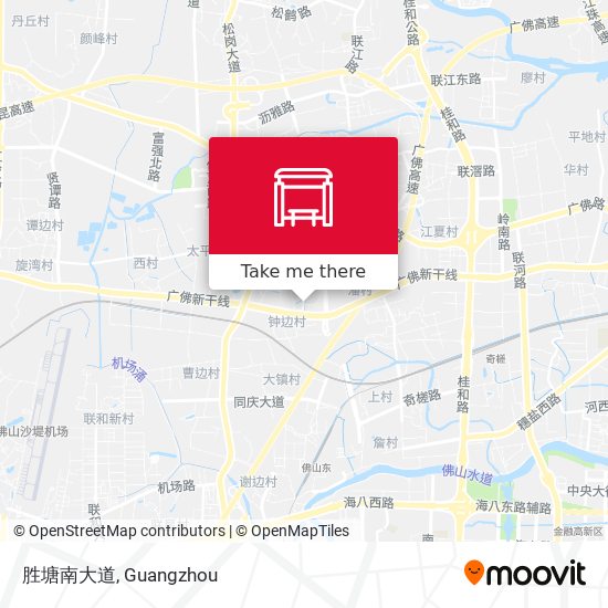 胜塘南大道 map