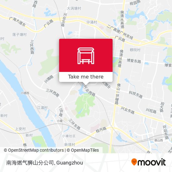 南海燃气狮山分公司 map
