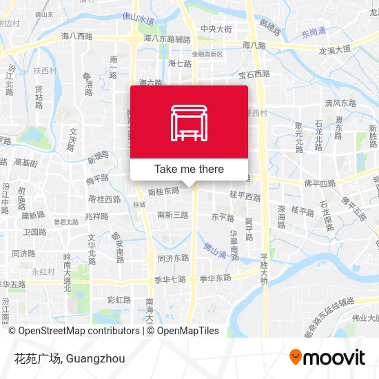 花苑广场 map