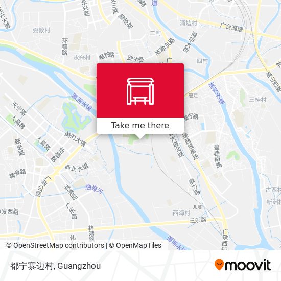 都宁寨边村 map