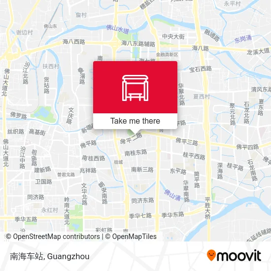 南海车站 map