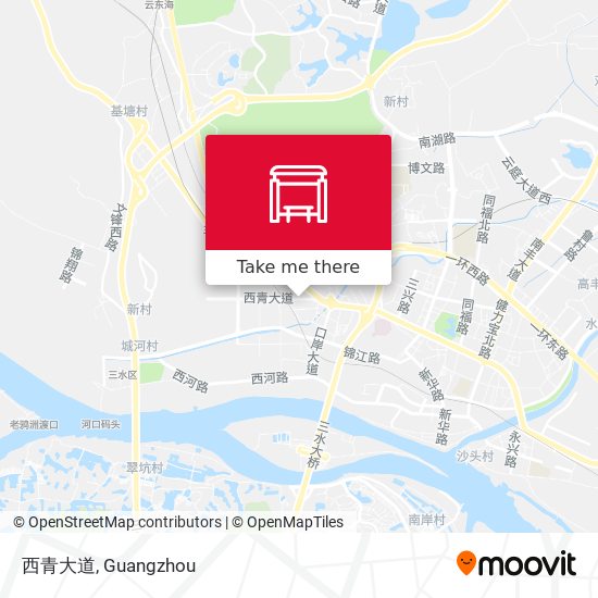 西青大道 map